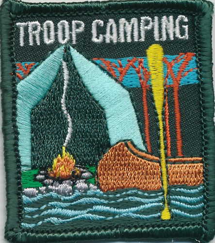 Girl boy troop camping - girl,