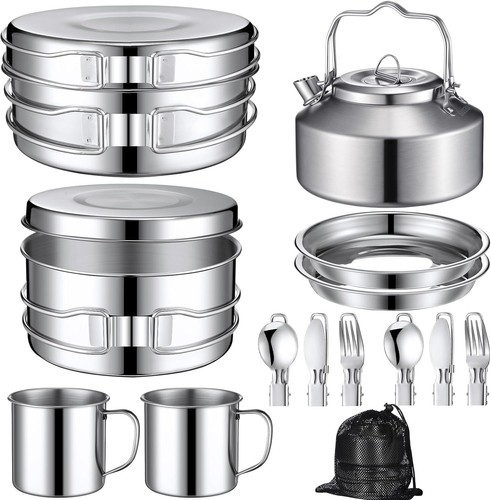 Pcs camp cooking set - camp,